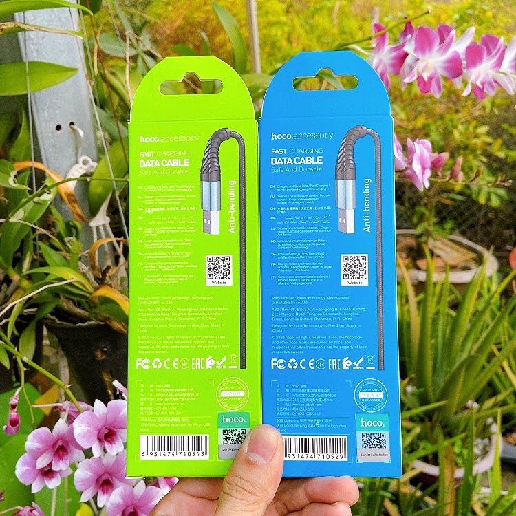 [HCM]Cáp sạc nhanh hoco Micro USB/Lightning