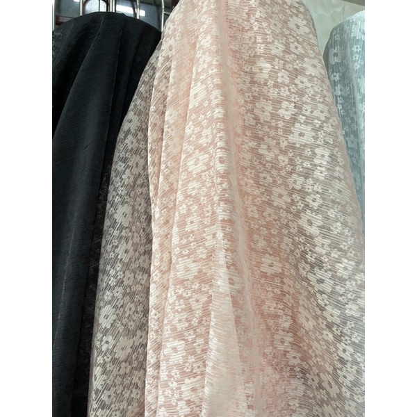 thiên tơ hoa , tơ organza hoa