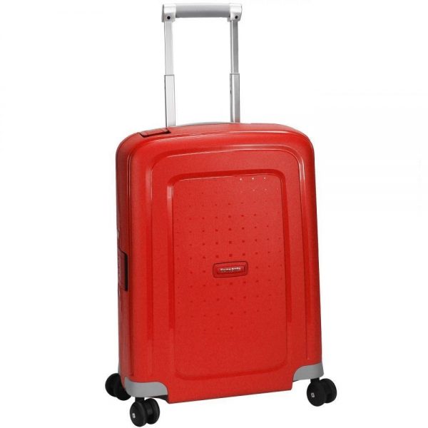 Vali Samsonite S Cure, Vali Kéo, Vali Du Lịch, Size Cabin, Khóa Chống Trộm An Toàn, Chân Xoay 360 Độ, Chất Liệu Nhựa Chống Va Đập, Nhập Khẩu EU, BH 12 Tháng