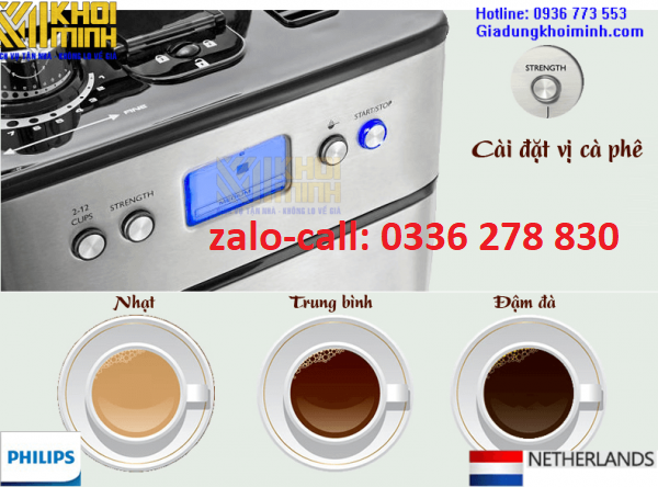 MÁY PHA CÀ PHÊ TỰ ĐỘNG PHILIPS HD7751