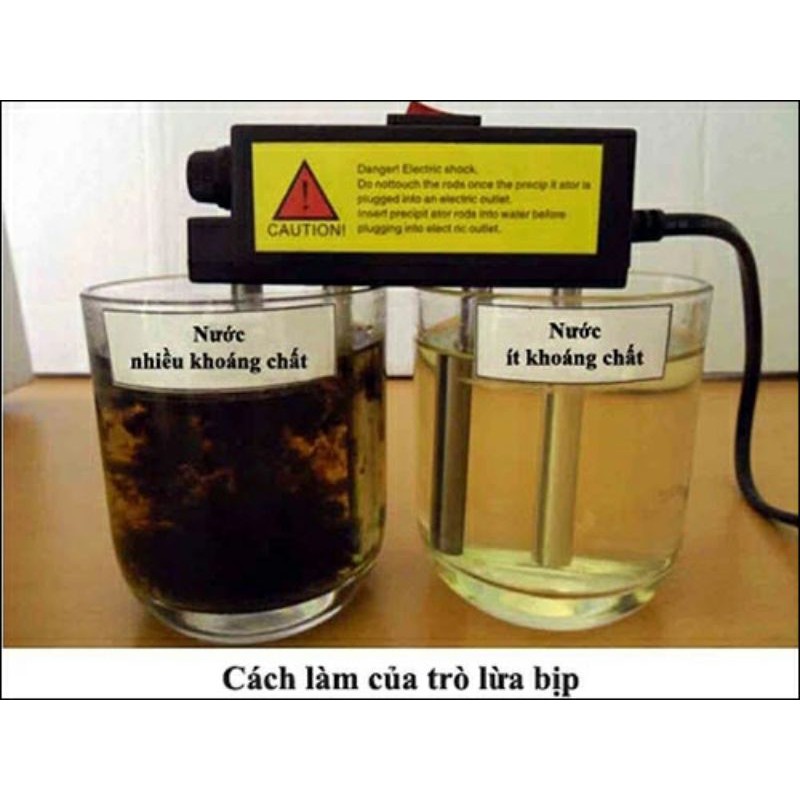Máy điện phân nước - Kiểm tra kim loại trong nước