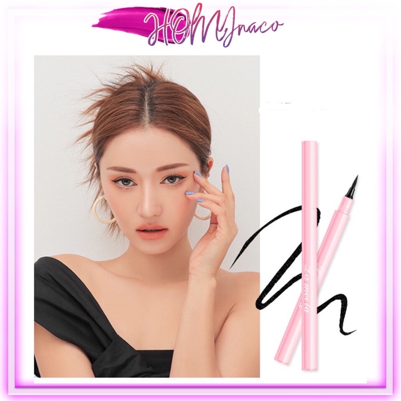 Bút Kẻ Mắt Lameila Vỏ Hồng Chống Thấm Nước Lâu Trôi Trang Điểm Chuyên Nghiệp