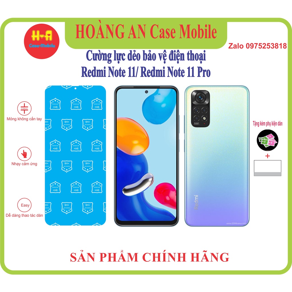 Cường lực dẻo bảo vệ màn hình điện thoại redmi note11/ Redmi note 11 pro