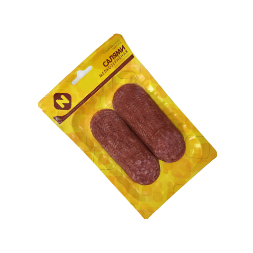 Salami Nga Thái Lát Vỉ Vàng Ostankino 120g - Nhập Khẩu Chính Ngạch ( bao bì mới )