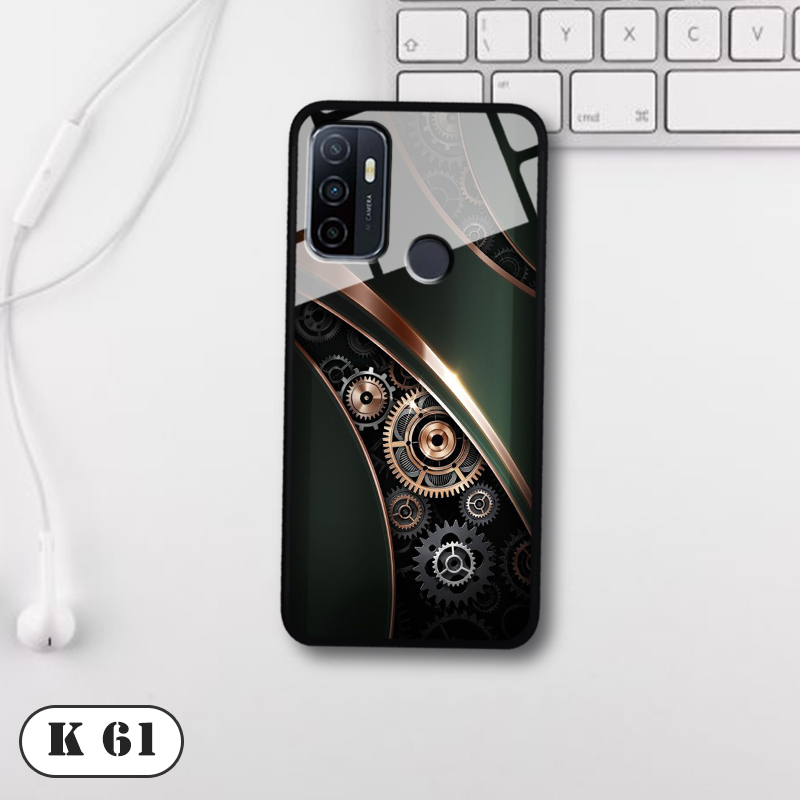 Ốp lưng kính 3D điện thoại OPPO A53
