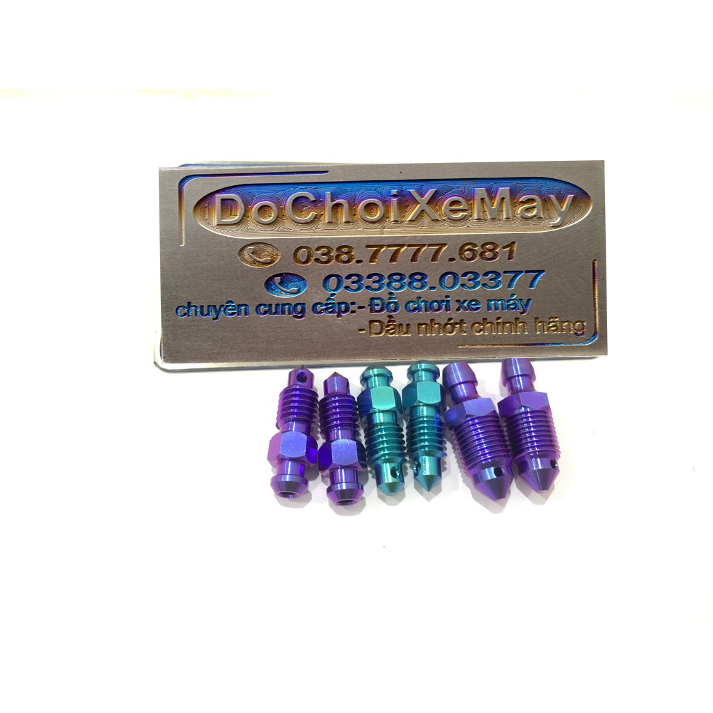 Ốc gió heo dầu , ốc xã gió Titan Gr5 heo zin Nissin Brem loại 8li 10li . DoChoiXeMay