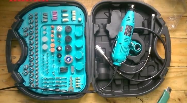 Máy khoan, mài, khắc mini đa năng 252 chi tiết JS10B