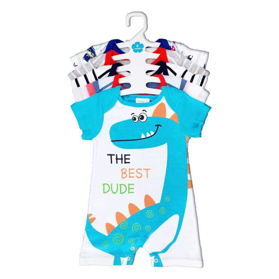 Set 5 body cho bé trai baby wear