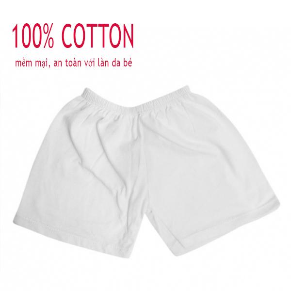Bộ 10 Quần Ngắn Cotton Mềm Cho Bé 2 - 6 Ký