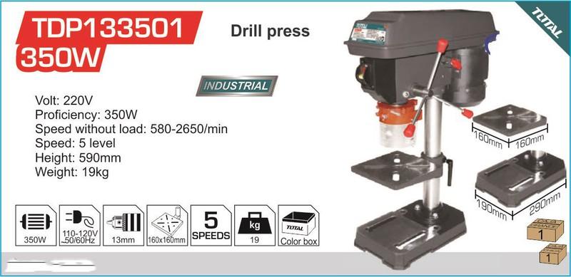 Khoan bàn mini total 6 tấc TDP133501