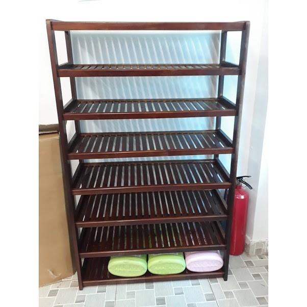 Kệ dép gỗ 80cm - 8 tầng