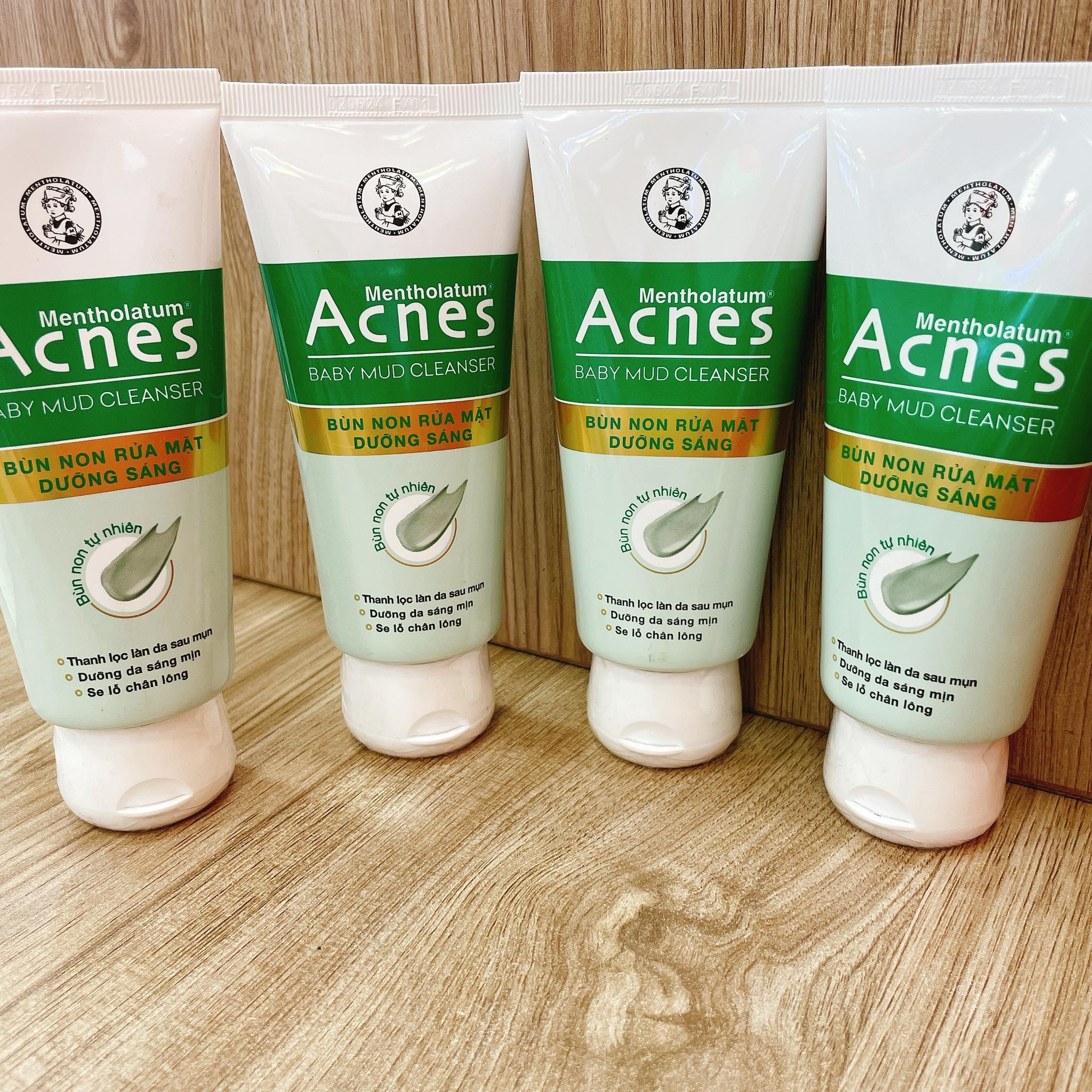 Sữa rửa mặt Acnes bùn non dưỡng sáng da tuýp 100g