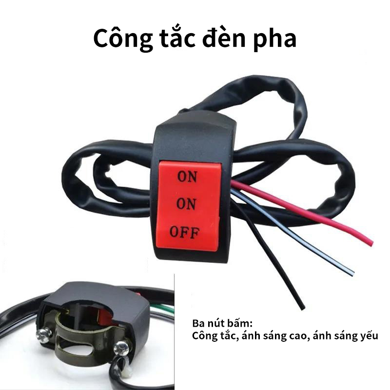 Motorcycle Steering wheel switch light on-off Hazard switch Gaiton