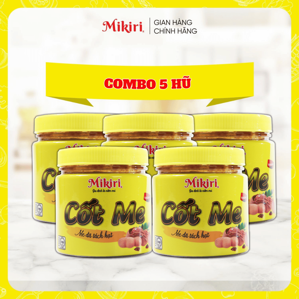 Combo lựa chọn Cốt me tách hạt Mikiri nguyên liệu dùng chế biến món ăn thơm ngon x 250g