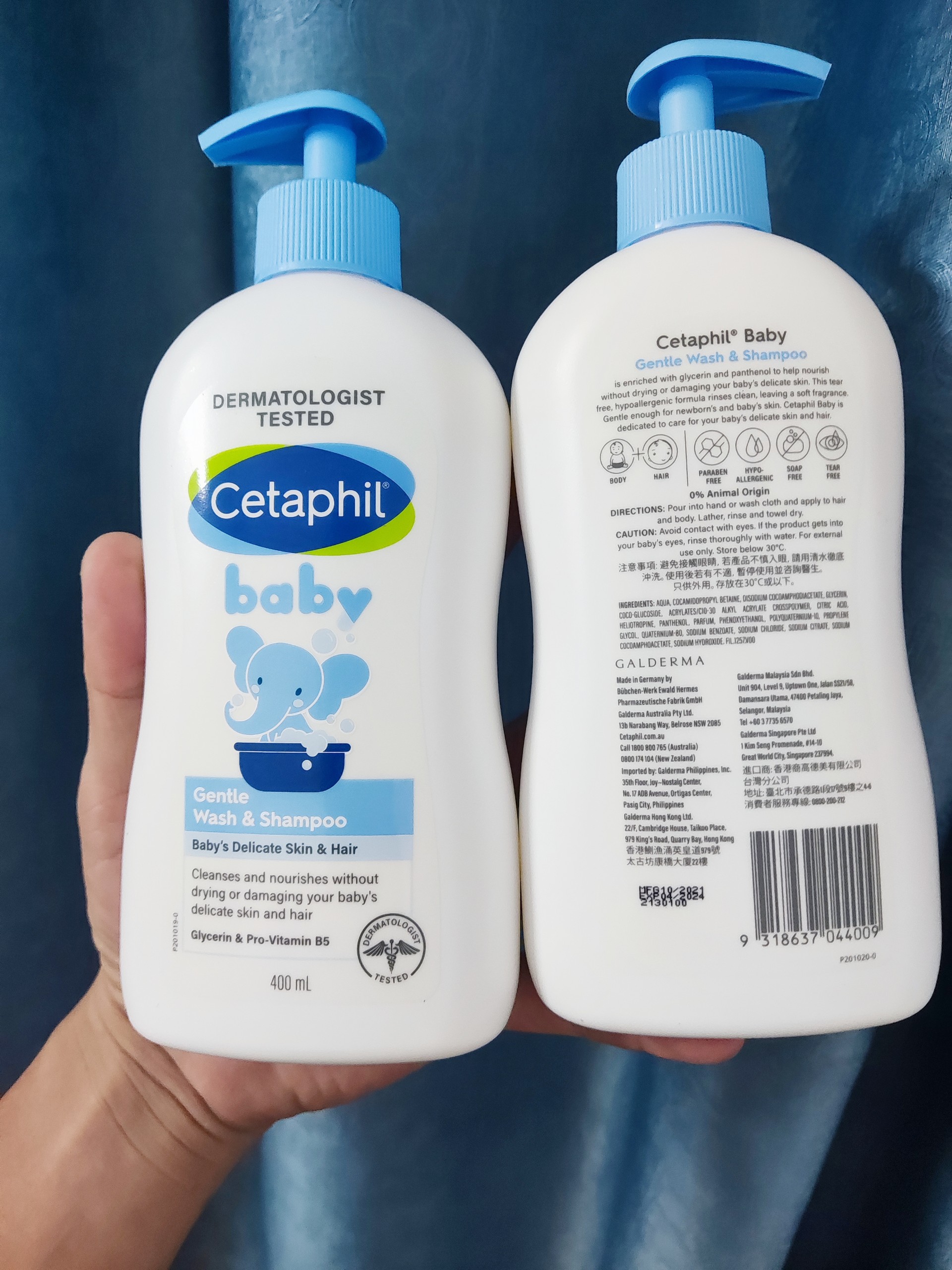 Sữa tắm Cetaphil baby cho bé 400ml .