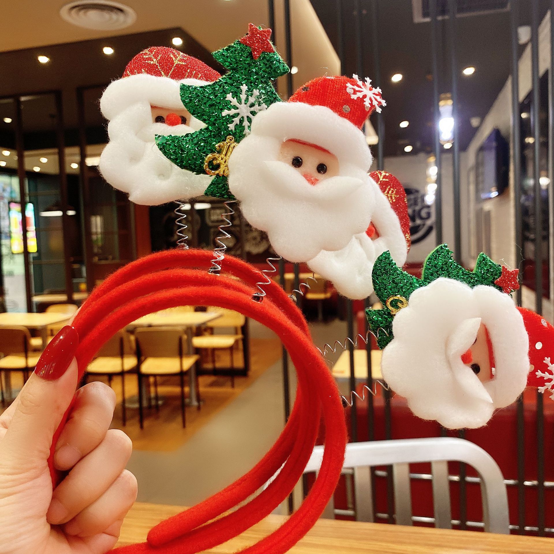 (GIÁ SỈ) COMBO 10 CÂY CÀI TÓC NOEL XINH XẮN NHIỀU MẪU