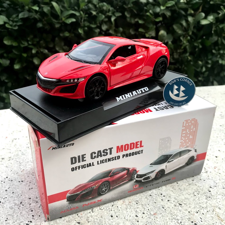 [BNB's Corner] Mô hình xe Acura NSX tỷ lệ 1:32 Mini Auto - Full box