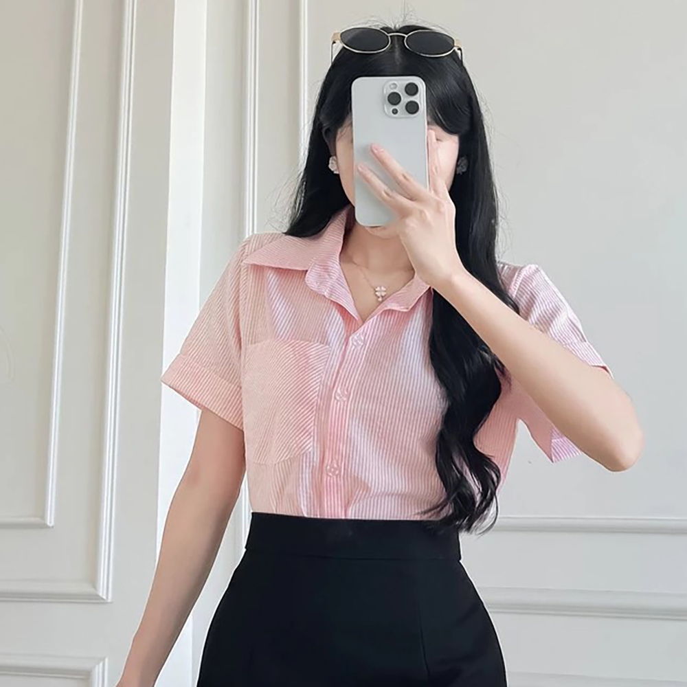 Áo sơ mi nữ lavya, áo kiểu nữ, áo công sở, áo sale hãng eden, lavya, gumac, bemine