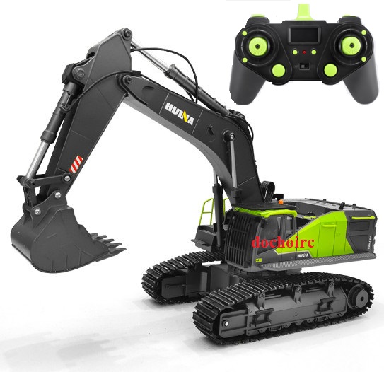 Máy Xúc điều khiển từ xa Huina593 cánh tay vít đẩy mô phong như thật-RC235