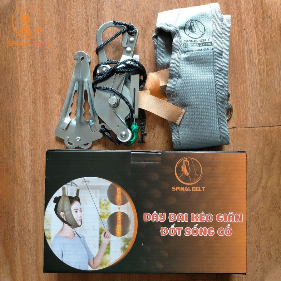 Đai Kéo Giãn Cột Sống Cổ Spinal Belt ( dạng móc treo)