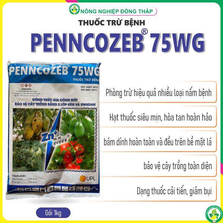 Thuốc trừ bệnh penncozeb 75wg