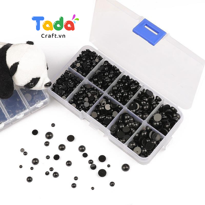 Hộp mắt thú dán nhiều size tiện dụng (hộp 760 cái)