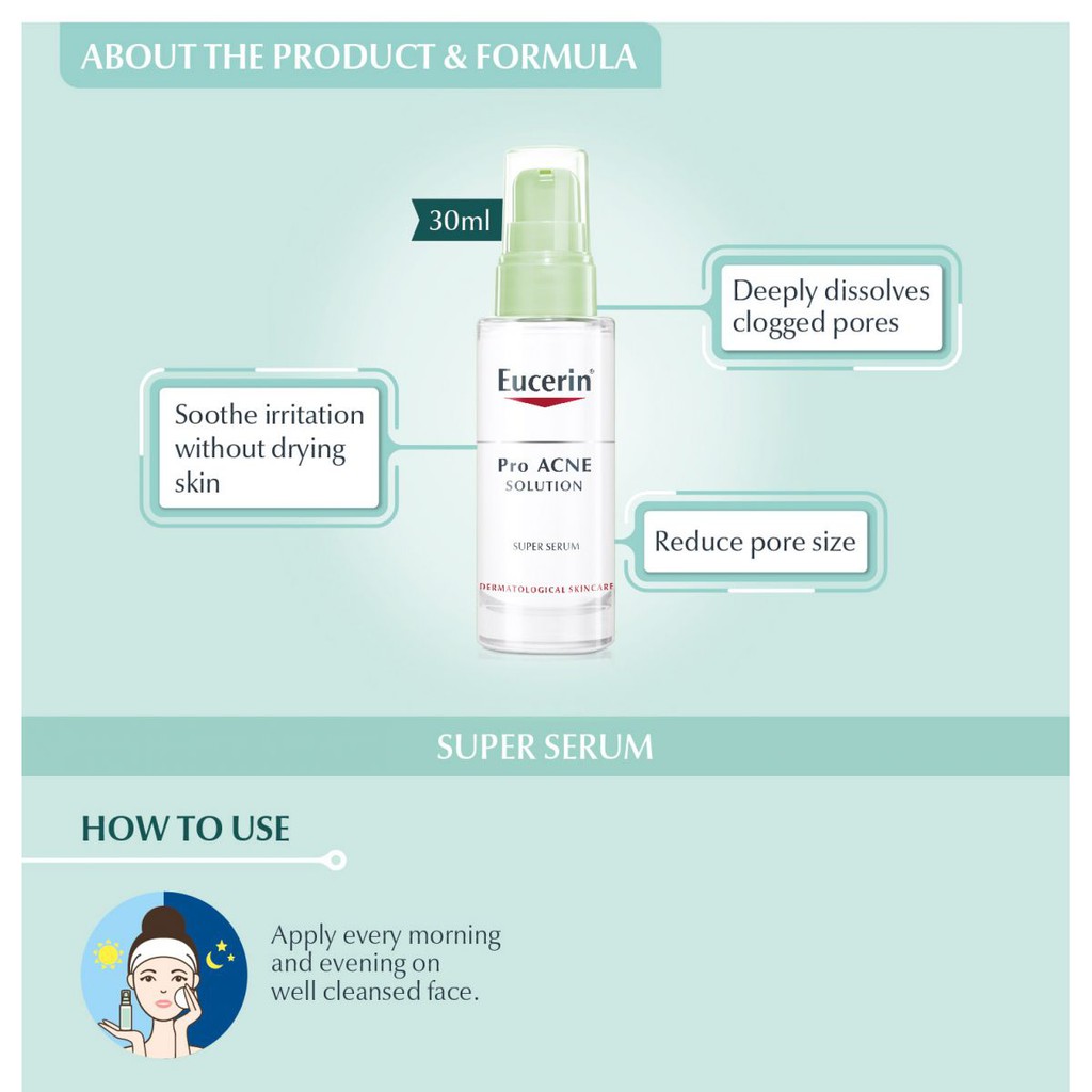 Serum Ngăn Ngừa Mụn Eucerin Pro Acne Solution Super Serum