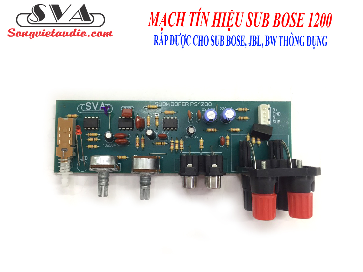 MẠCH LỌC SUB - MẠCH LỌC TÍN HIỆU - SUB BOSE 1200 - 1 MẠCH