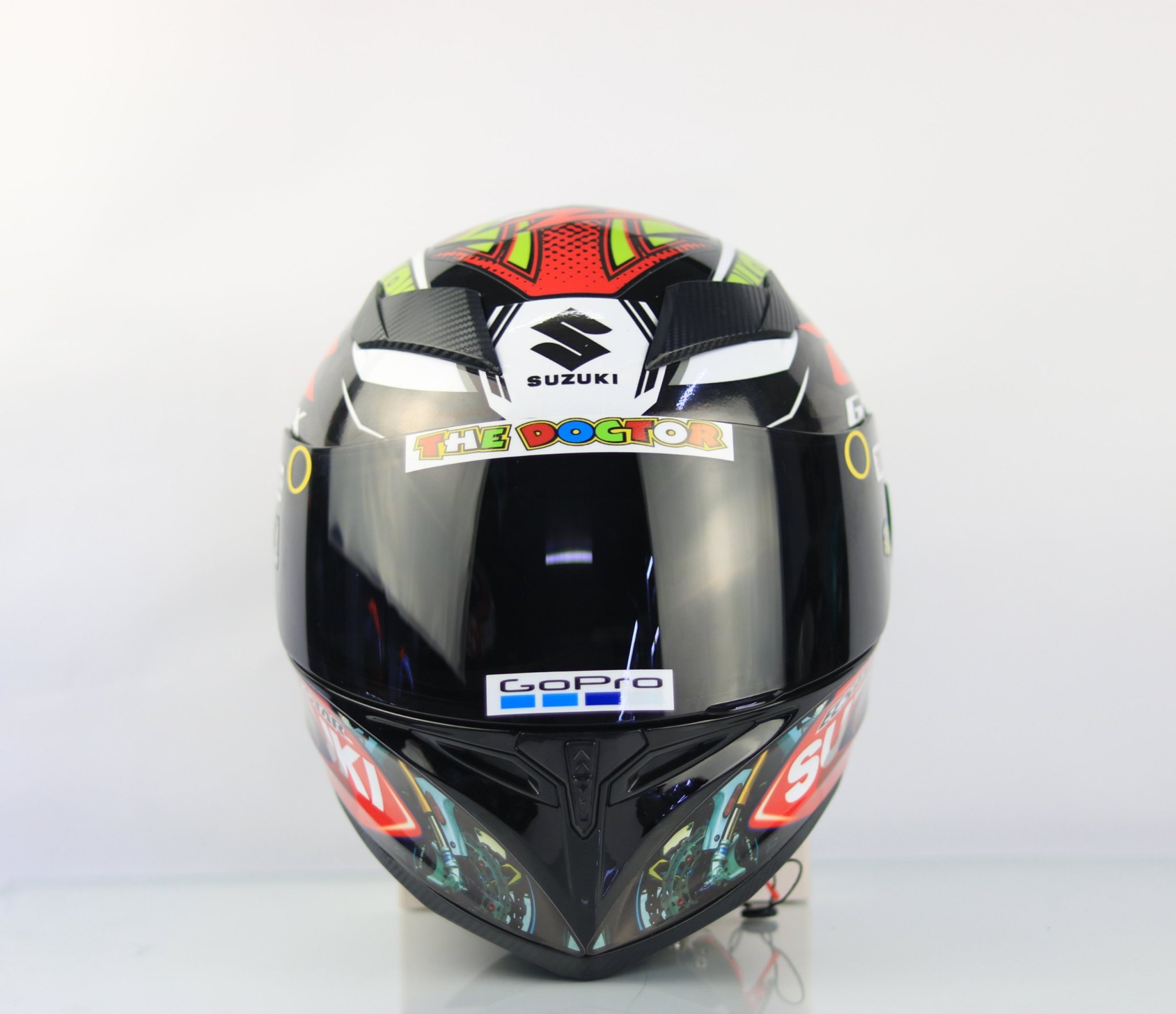 Nón Fullface ROYAL M138B 1 Kính Lên Tem SUZUKI ĐỎ