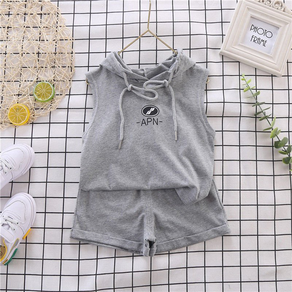 Bộ Sát Nách APN Chất Cotton, Bộ Cộc Tay Ba Lỗ Cho Bé Trai Từ 6-28Kg Mặc Cực Mát Hàng Cao Cấp - SUMO KIDS