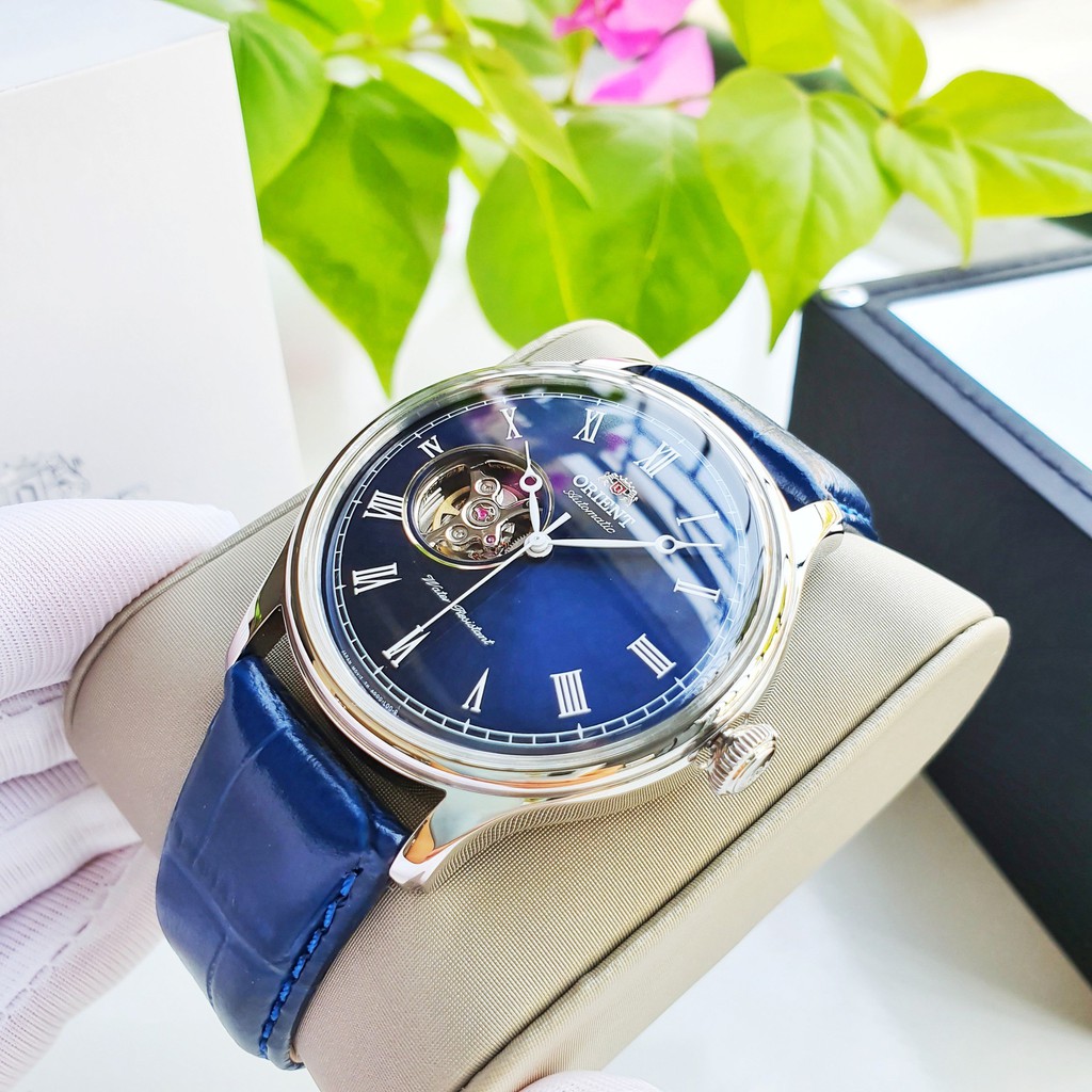 { RẺ VÔ ĐỐI }{ BẢO TÍN ĐỒNG HỒ SHOP SỊN LAZADA }  Đồng hồ nam dây da Orient Caballero { orient patek seiko sk }