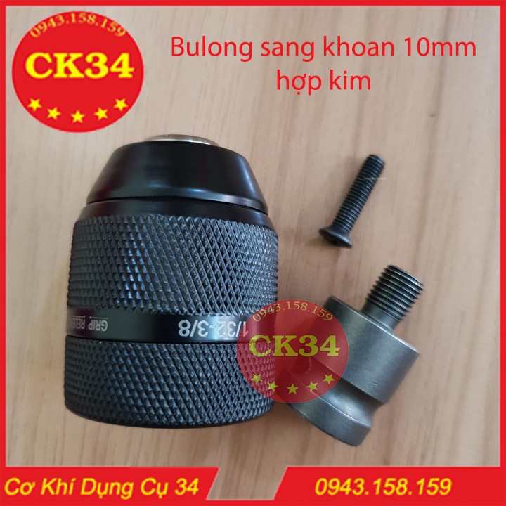 Bộ Chuyển Đổi Bulong 1/2 Sang Khoan 10mm Hợp Kim