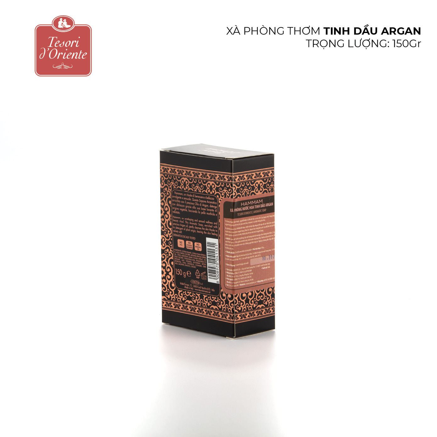 Xà phòng Tesori d'Oriente Tinh dầu Argan 150gr
