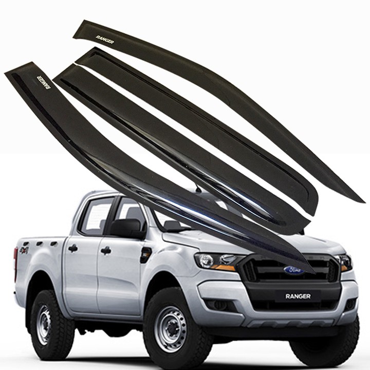 Vè che mưa xe ranger 2016 đến 2020 -màu đen thái dày dặn