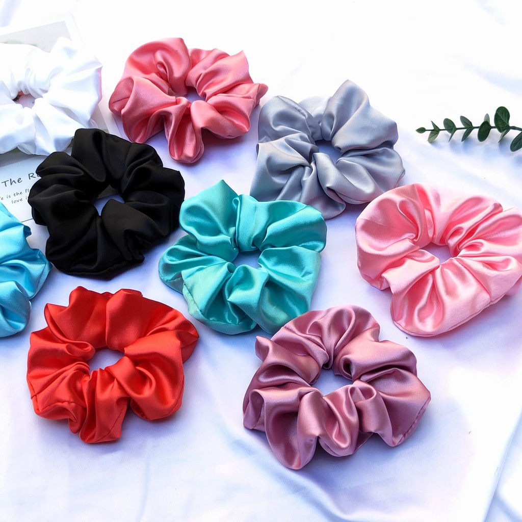 Cột tóc nữ phi bóng /scrunchies phi bóng cao cấp loại to