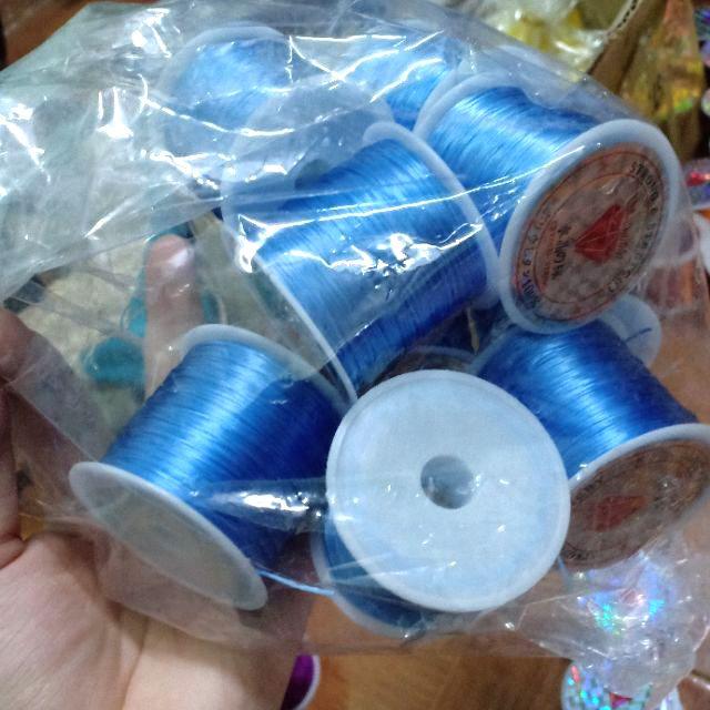 [HCM]Cước tơ dẹt xỏ vòng chuỗi hạt đá phong thuỷ 100m