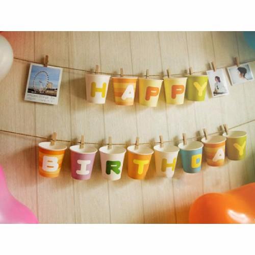 set 5 cốc giấy hoạt hình SIÊU XINH