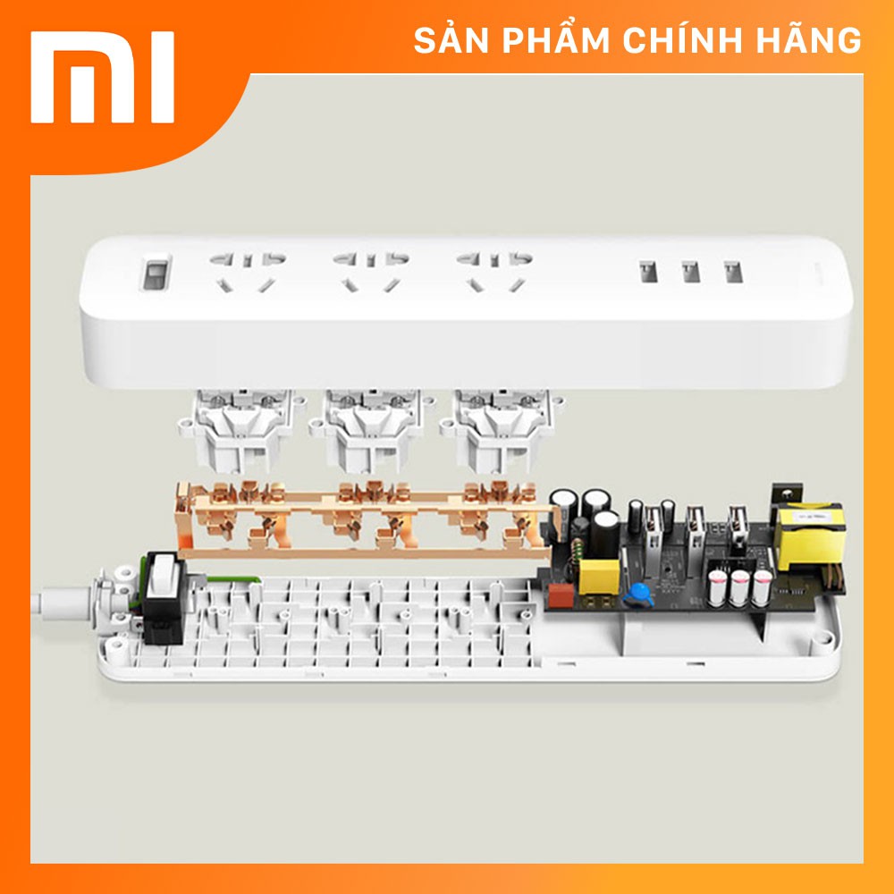 Ổ cắm điện Xiaomi kèm 3 cổng sạc USB