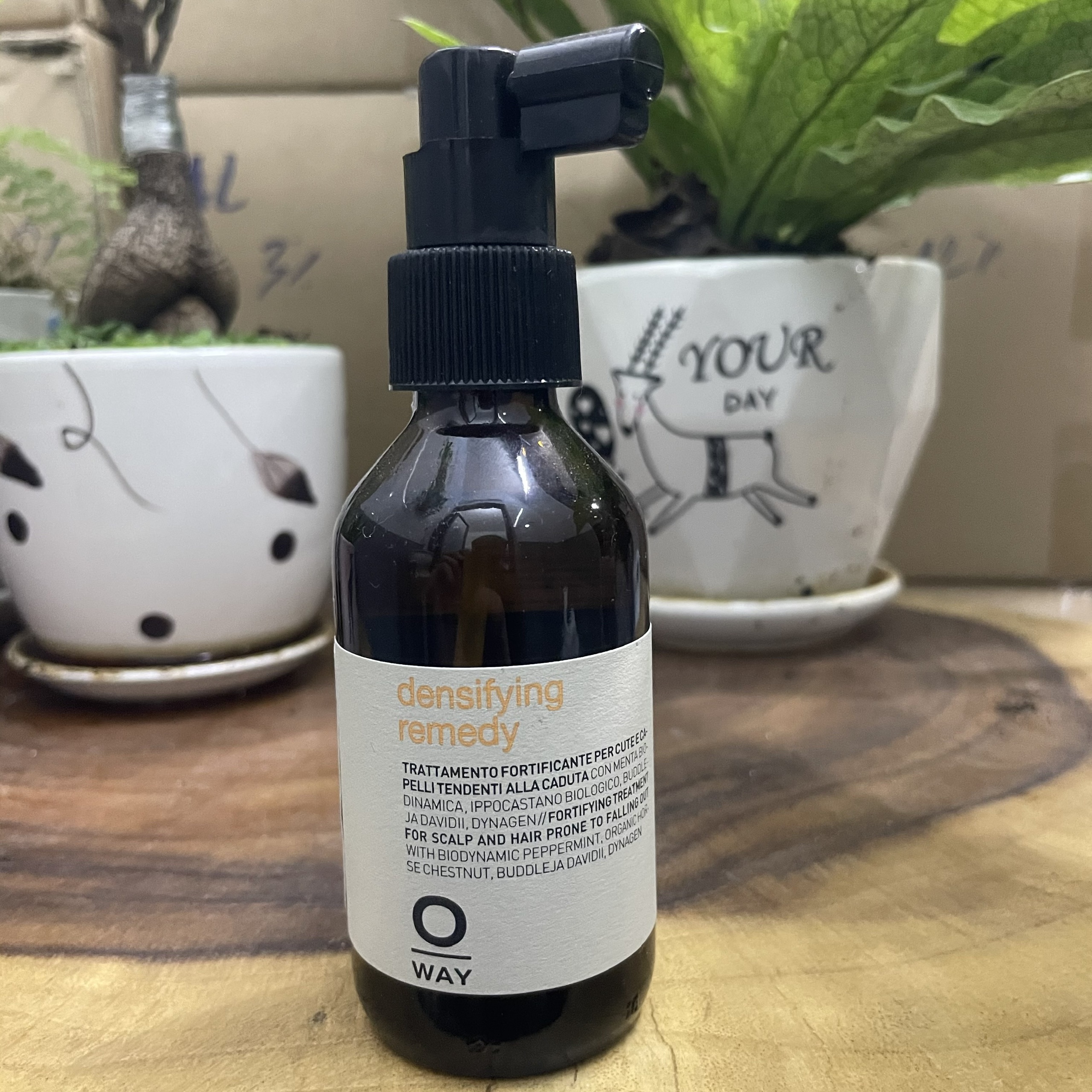 [HCM]XỊT CHỐNG RỤNG VÀ KÍCH THÍCH MỌC TÓC OWAY DENSIFYING REMEDY 100ML
