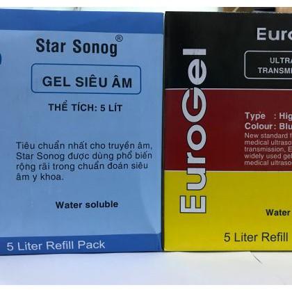 Gel siêu âm Star Sonog xanh (Can 5 lít)