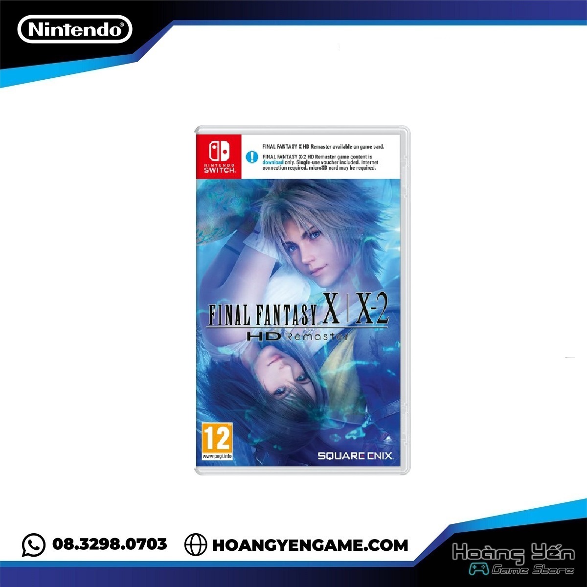 Thẻ game Final Fantasy X/X-2 Nitendo Switch