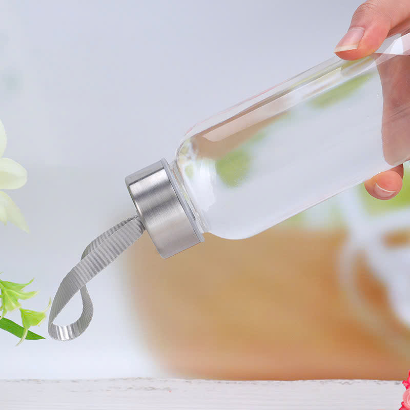 Chai thủy Tinh 300ML có quai xách