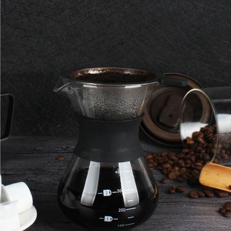 Bình pha cafe Drip Coffee 450ml phin Inox