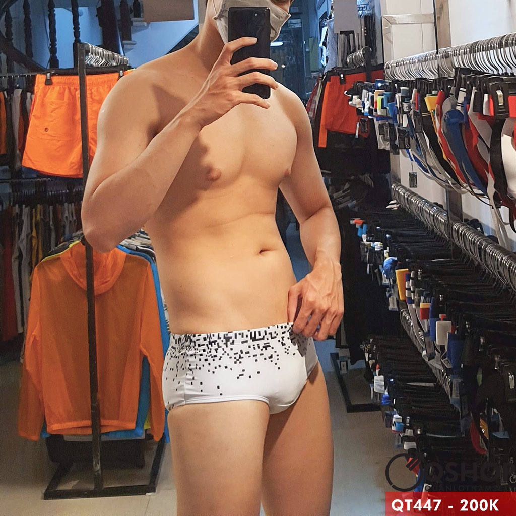 Quần bơi nam mẫu mới, sành điệu qshop qt446- qt447