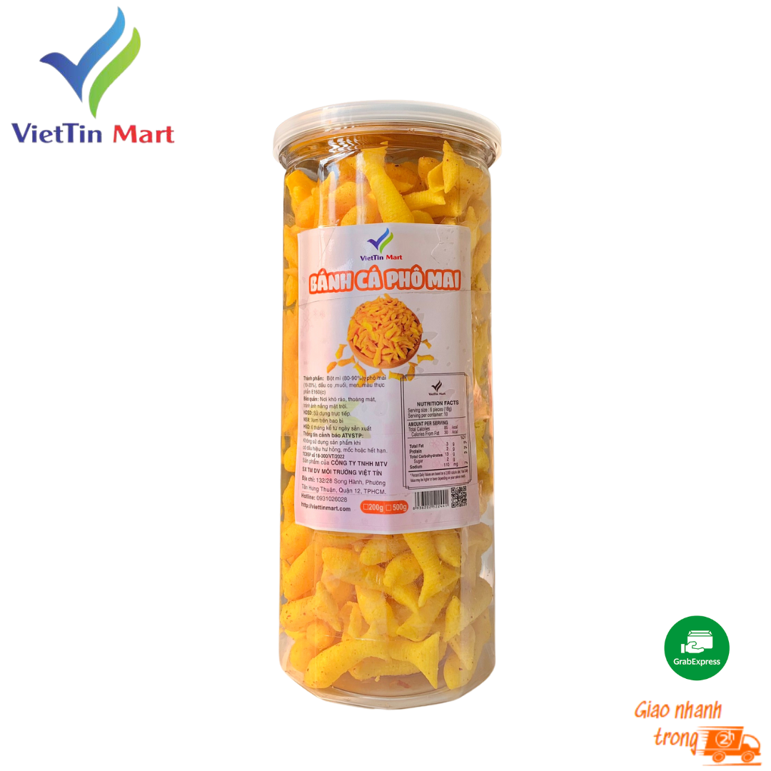 Bánh cá vị phomai siêu giòn viettin mart