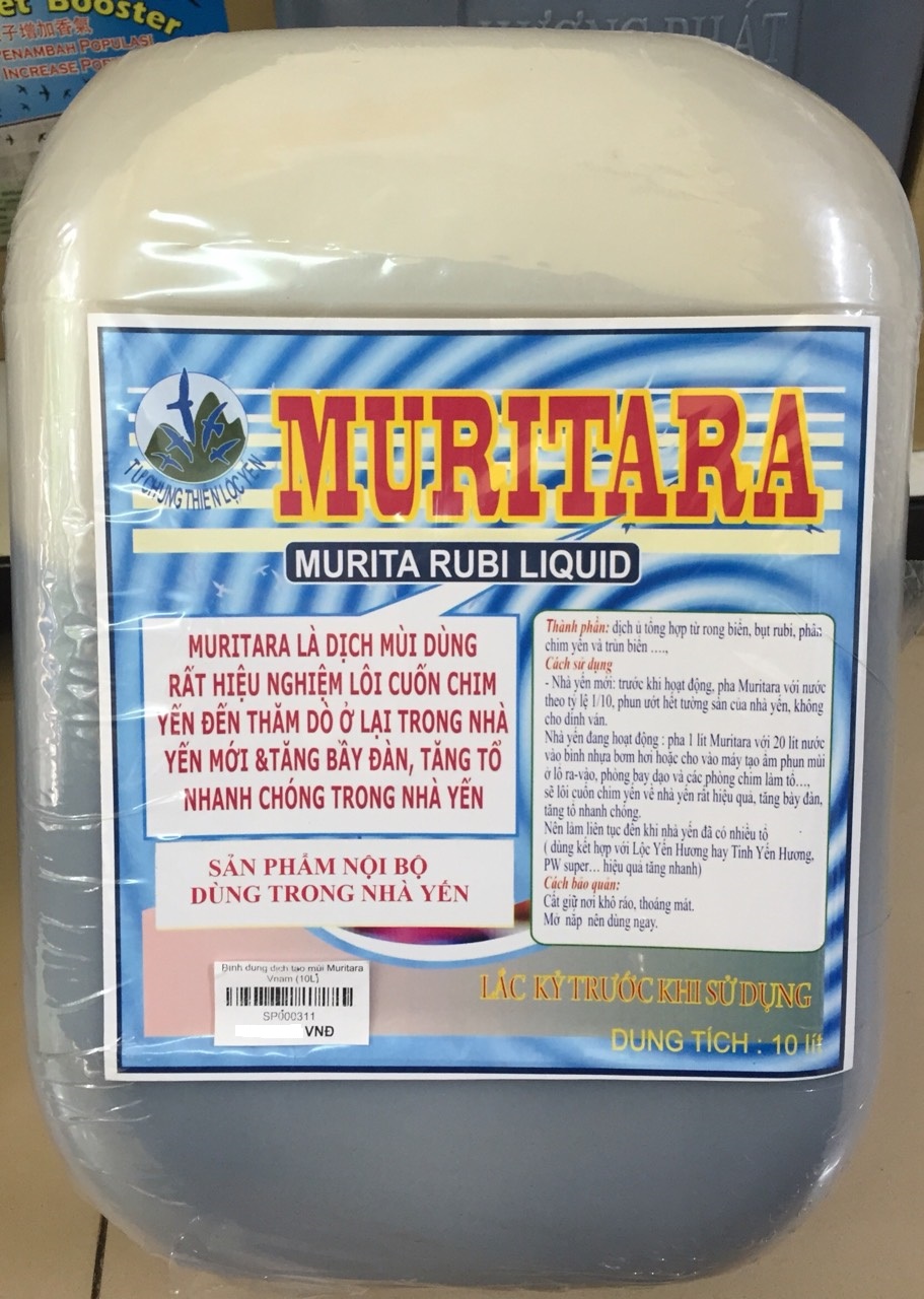 DUNG DỊCH TẠO MÙI NHÀ YẾN MURITARA 10L
