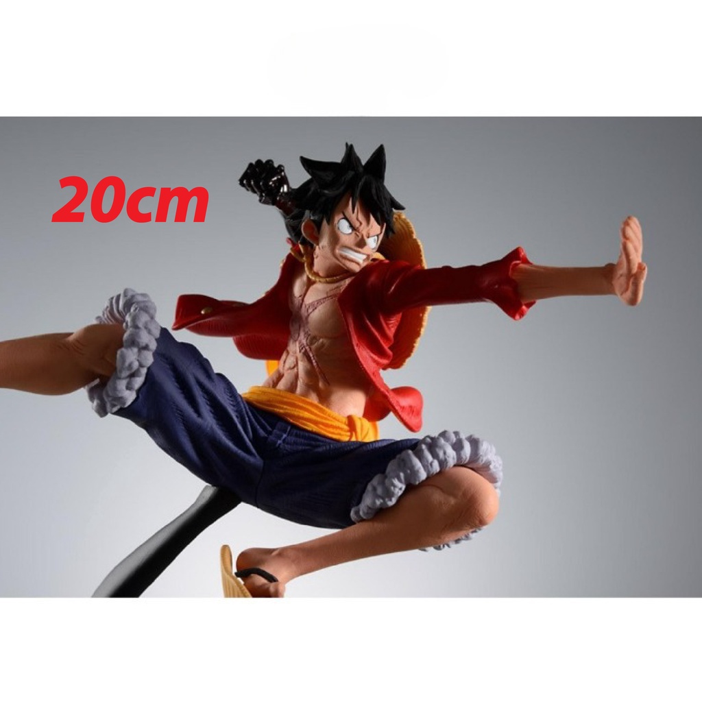 Mô hình One Piece Luffy haki vũ trang cao 20cm figure one piece decor trang trí mô hình anime làm quà tặng cực chất