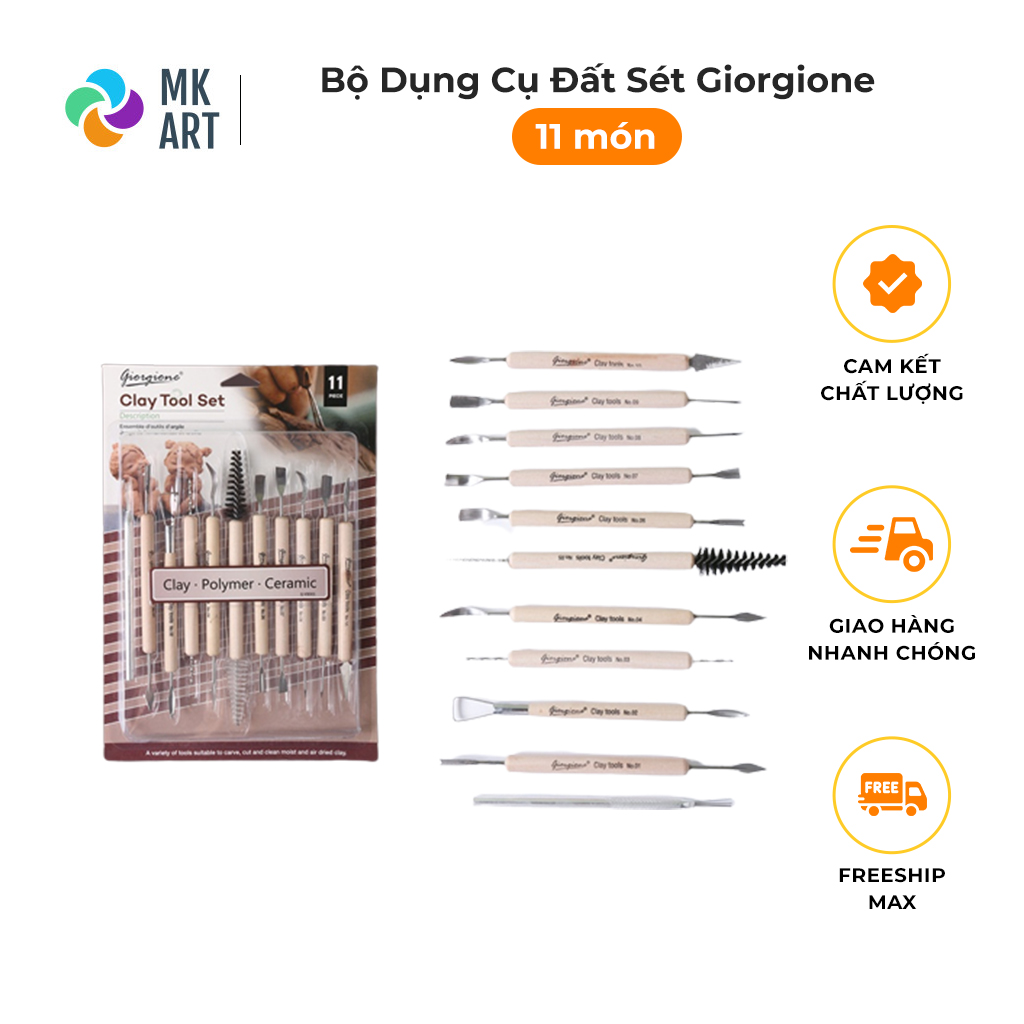 Bộ Dụng Cụ làm Đất Sét Đất nặn Giorgione