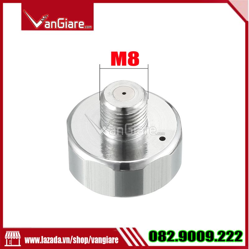 Đồng hồ đo áp suất 40Mpa chân M10, chân M8