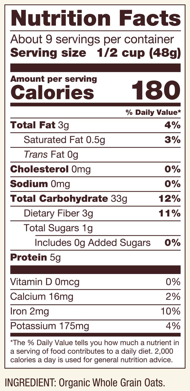 Bob's Red Mill (Organic) Old Fashioned Rolled Oats